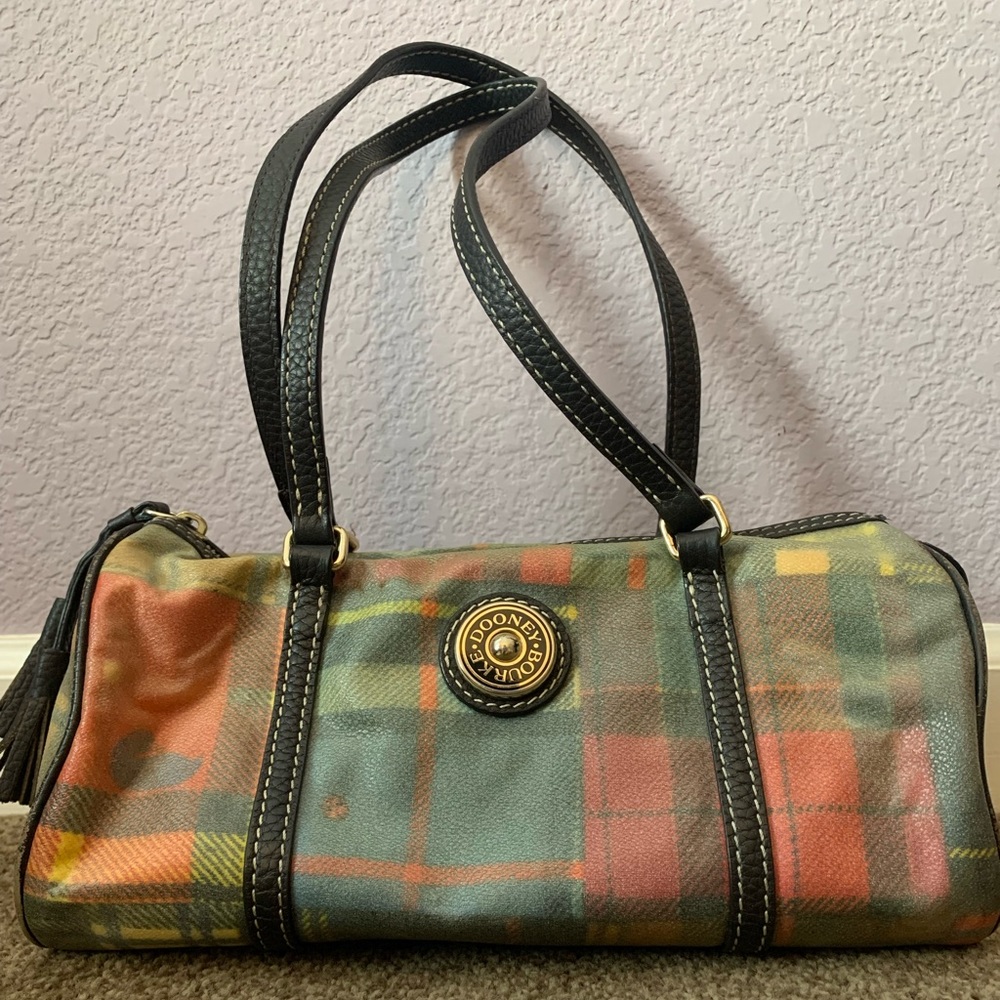 Retro Ladybug Plaid Downey & Bourke Shoulder Purse